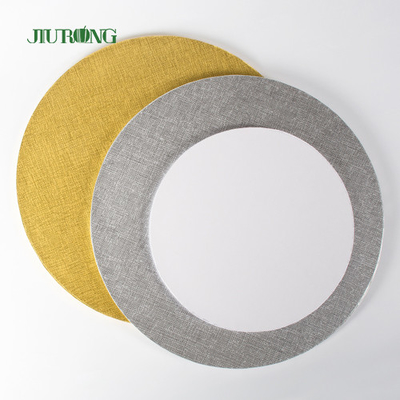 Anti Dirty Sustainable Golden Disposable Cake Board Paper Plates