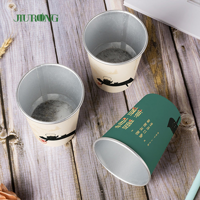 Custom Disposable Paper Cups For Coffee Water Based Flexo Print