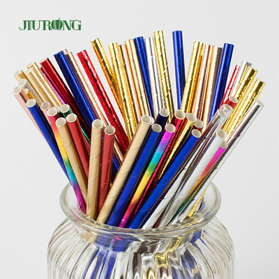 6mm 8mm 12mm Compostable Drinking Straw Individually Wrapped PLA Biodegradable