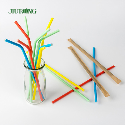 Bio Custom Straight Paper Drinking Straw For Coffee Boba Tea