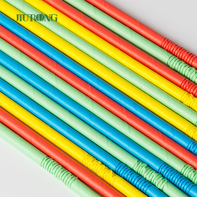 Bio Custom Straight Paper Drinking Straw For Coffee Boba Tea