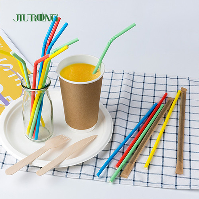 Bio Custom Straight Paper Drinking Straw For Coffee Boba Tea