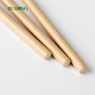 135mm Length Biodegradable Paper Straw For Drinking Beverage