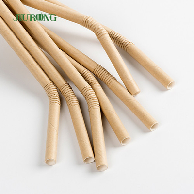 135mm Length Biodegradable Paper Straw For Drinking Beverage