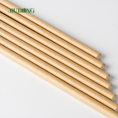 135mm Length Biodegradable Paper Straw For Drinking Beverage
