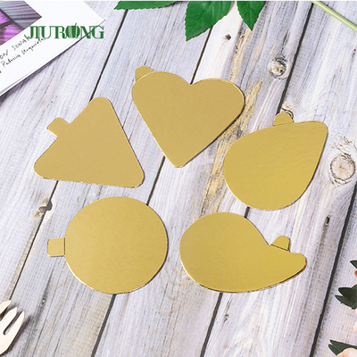 14mm Thickness Square Round Cake Board Customized Size MDF