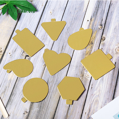 14mm Thickness Square Round Cake Board Customized Size MDF