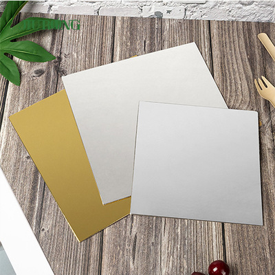 Waterproof Disposable Cake Board Corrugated Paper Square Grey Cement Board