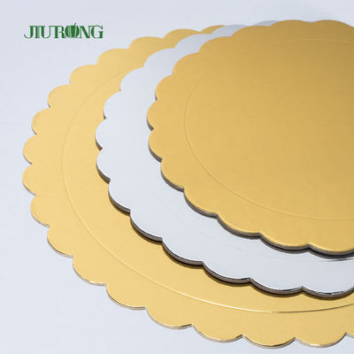 Golden Biodegradable Disposable Cake Board Holder 12-14 Inch