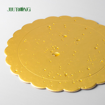 Golden Biodegradable Disposable Cake Board Holder 12-14 Inch