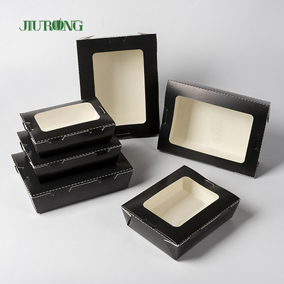 Simple Elegant Folding Box Packaging Corrugated Paper Board Hamburger Box