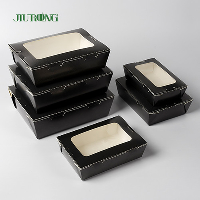 Simple Elegant Folding Box Packaging Corrugated Paper Board Hamburger Box