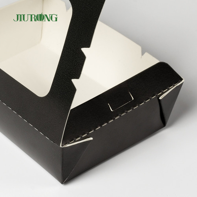 Simple Elegant Folding Box Packaging Corrugated Paper Board Hamburger Box