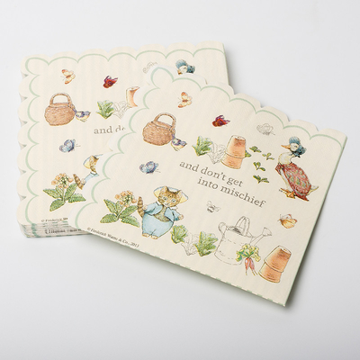 Eco Friendly Cartoon Paper Napkin Child Birthday Theme Party Supplies Set