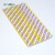 Golden Striped Biodegradable Paper Straw Kraft Christmas Straws 5*120mm