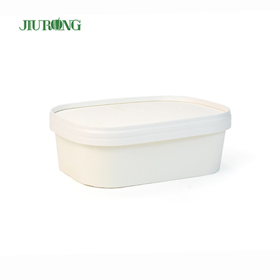 Waterproof Recyclable Paper Takeaway Bowl 1500ml Food Grade For Salad