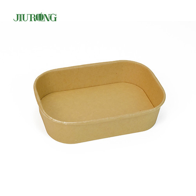 Waterproof Recyclable Paper Takeaway Bowl 1500ml Food Grade For Salad