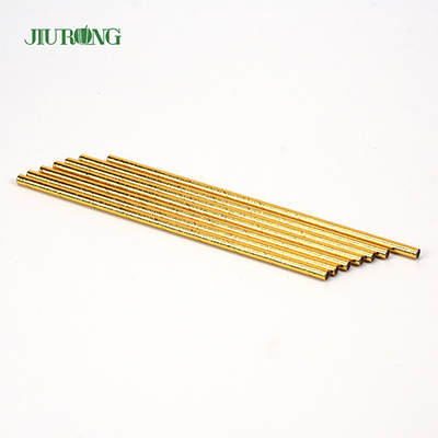 ODM Compostable Disposable Biodegradable Paper Straws For Smoothies