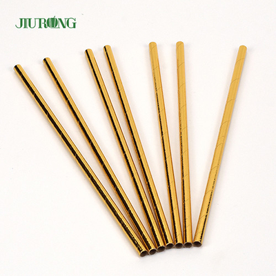 ODM Compostable Disposable Biodegradable Paper Straws For Smoothies