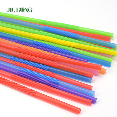 Restaurant Disposable Plastic Drinking Straws Creative Arts FDA Approved