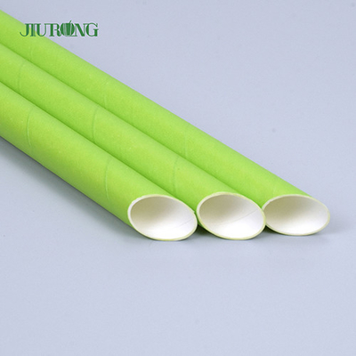 Jiurong Food Grade Biodegradable Paper Straws Christmas Eco Friendly