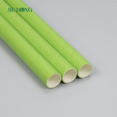 Jiurong Food Grade Biodegradable Paper Straws Christmas Eco Friendly