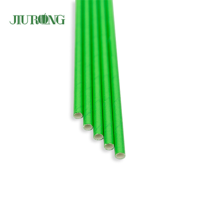 SGS Eco Friendly Biodegradable Paper Straw Recycle For Restaurants