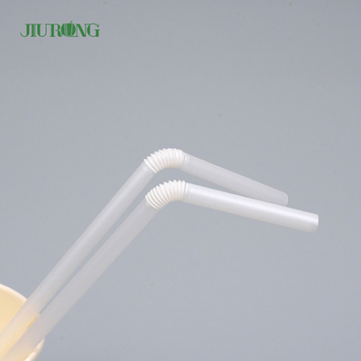 Eco Friendly Biodegradable Pla Straws 4.6*150mm Paper Straws For Hot Drinks