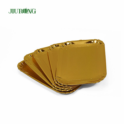 Birthday Party Biodegradable Paper Plates Disposable 300mm Length