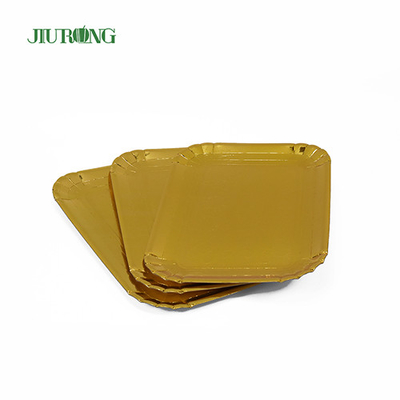 Jiurong Custom Printed Biodegradable Paper Plates ISO9001 Approved