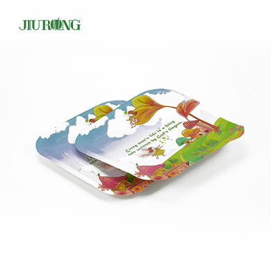 UV Coating Biodegradable Paper Plates Food Grade Recyclable Matt Lamination