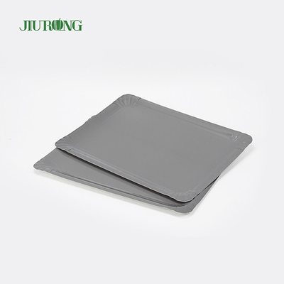 Biodegradable Eco Friendly Food Plates disposable Custom Shape Jiurong