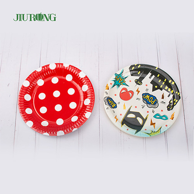 Customised Disposable Biodegradable Paper Plates Eco Friendly 10inch 33cm dia