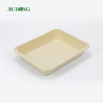 Printed Sustainable Sugarcane Bagasse Food Box Greaseproof Paper