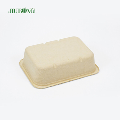 Printed Sustainable Sugarcane Bagasse Food Box Greaseproof Paper