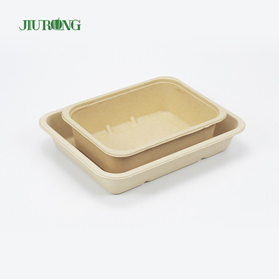Printed Sustainable Sugarcane Bagasse Food Box Greaseproof Paper