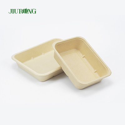 Printed Sustainable Sugarcane Bagasse Food Box Greaseproof Paper