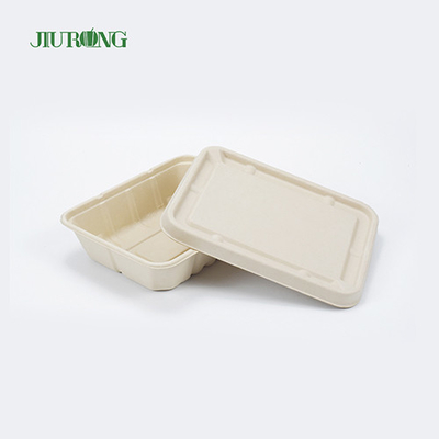 Recycled Waterproof Bagasse Food Packaging Biodegradable Paper Box OEM ODM