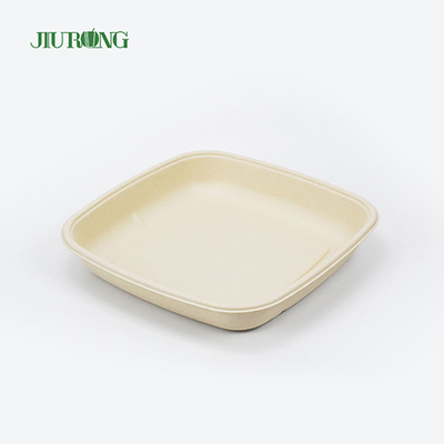 Bagasse Takeaway Disposable Sugarcane Paper Plates Biodegradable