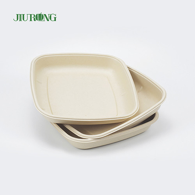 Bagasse Takeaway Disposable Sugarcane Paper Plates Biodegradable