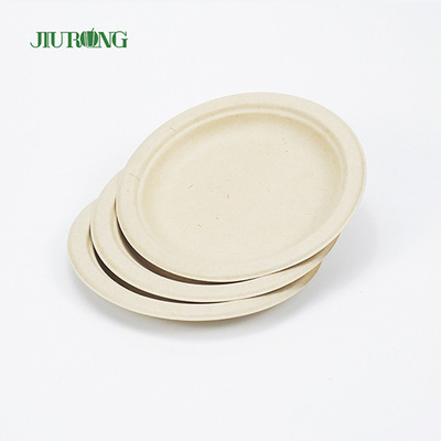 Fast Food Sugarcane Food Container Biodegradable Packaging 9inch Round