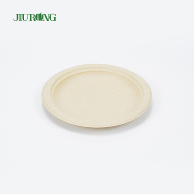 Fast Food Sugarcane Food Container Biodegradable Packaging 9inch Round
