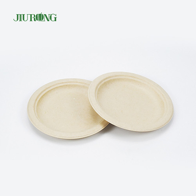 Fast Food Sugarcane Food Container Biodegradable Packaging 9inch Round