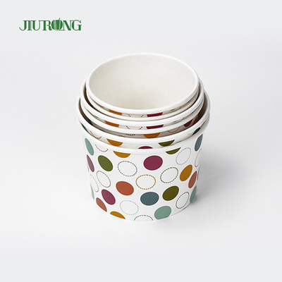 Food Grade Biodegradable Paper Cups 18oz Eco friendly for Ice Cream