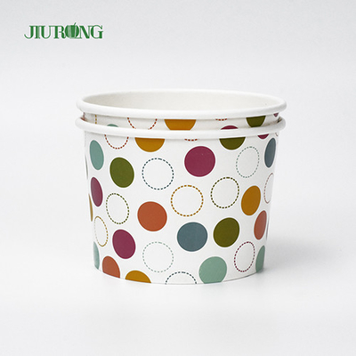 Food Grade Biodegradable Paper Cups 18oz Eco friendly for Ice Cream