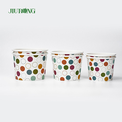 Food Grade Biodegradable Paper Cups 18oz Eco friendly for Ice Cream