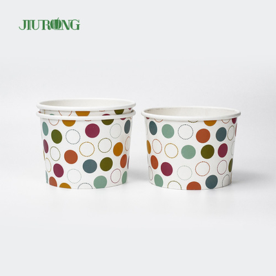 Food Grade Biodegradable Paper Cups 18oz Eco friendly for Ice Cream