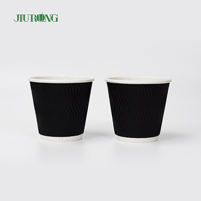 Cola Juice Tea Coffee Biodegradable Paper Cups 4oz 6.2cm Food Grade