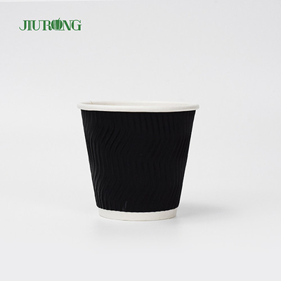 Cola Juice Tea Coffee Biodegradable Paper Cups 4oz 6.2cm Food Grade