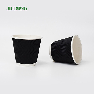 Cola Juice Tea Coffee Biodegradable Paper Cups 4oz 6.2cm Food Grade